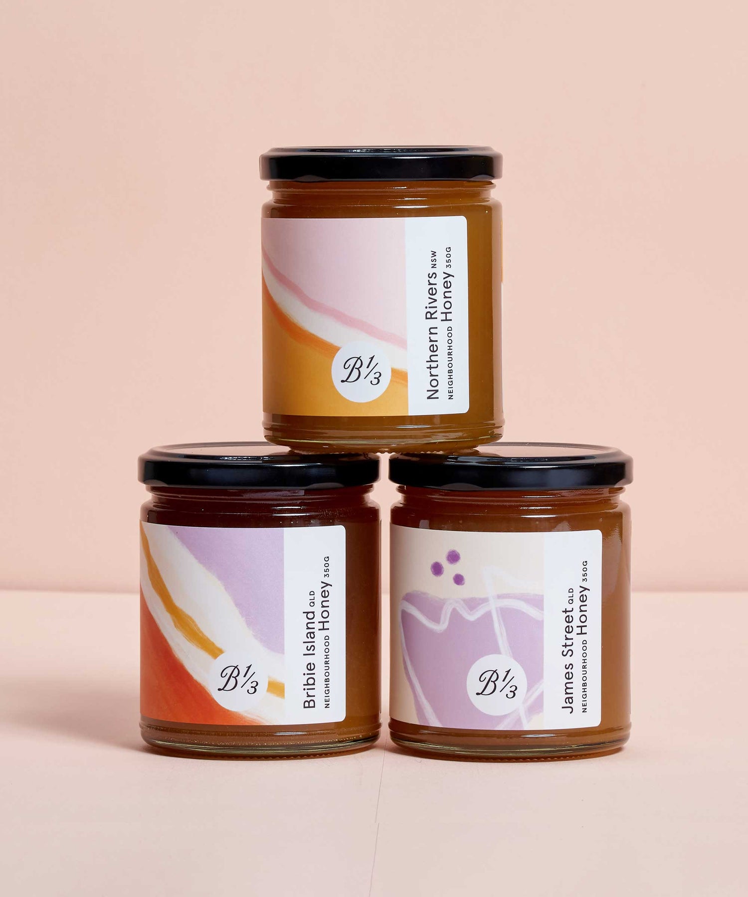 Bee One Third | Seasonal 3 Pack - 350g Neighbourhood Honey